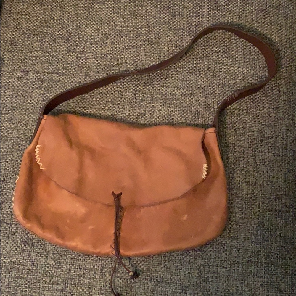 Lucky Brand Foldover Leather Purse